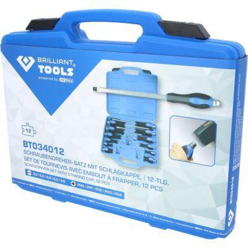 KS TOOLS BT034012 Brilliant Tools Schlagschraubendreher-Satz