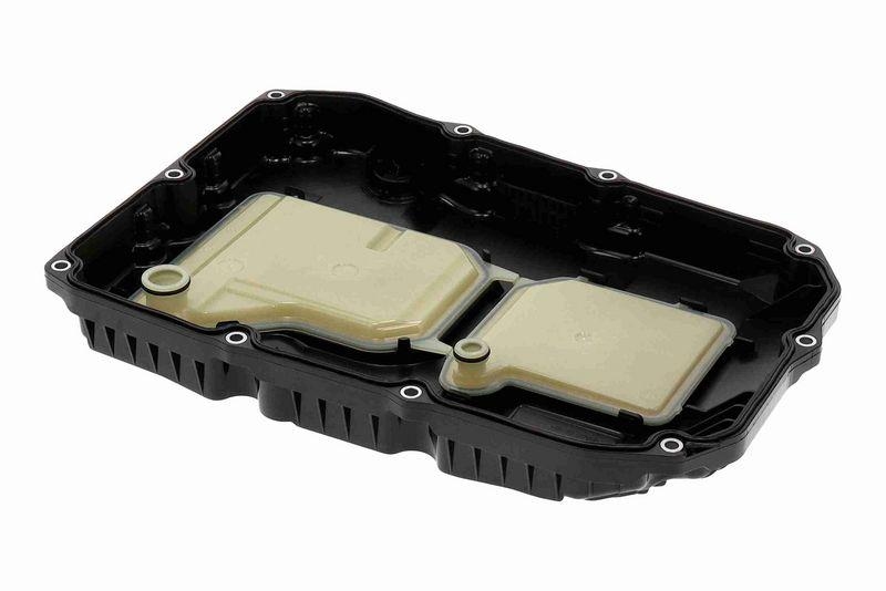 VAICO V30-2682 Ölwanne, Automatikgetriebe 9-Gang (9G-Tronic) mit Filter, mit Schra für MERCEDES-BENZ