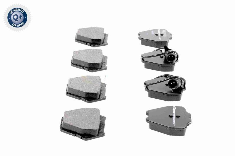 VAICO V10-8302 Bremsbelagsatz, Scheibenbremse Vorderachse, Syst.: Lucas Wva: 23119, 23 f&uuml;r VW