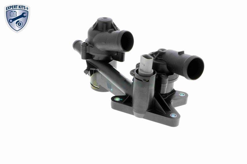 VEMO V15-99-2083 Thermostatgehäuse 80 °C, mit Gehäuse, Dichtung & Sensor für VW