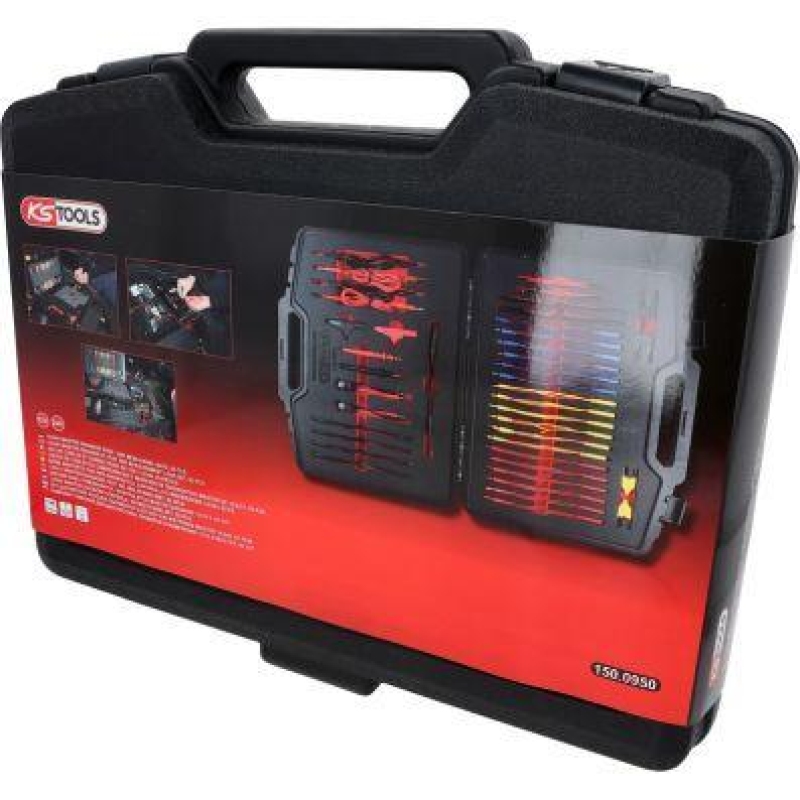 KS TOOLS 150.0950 Master Diagnose Pr&uuml;f- und Mess-Kabel-Satz 12/24V