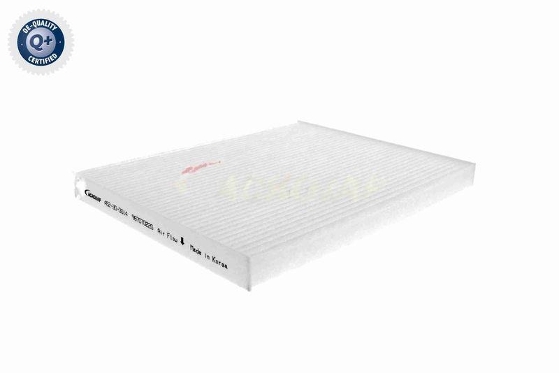 ACKOJA A52-30-0014 Filter, Innenraumluft 237x185x20 mm, Textilrahmen für HYUNDAI