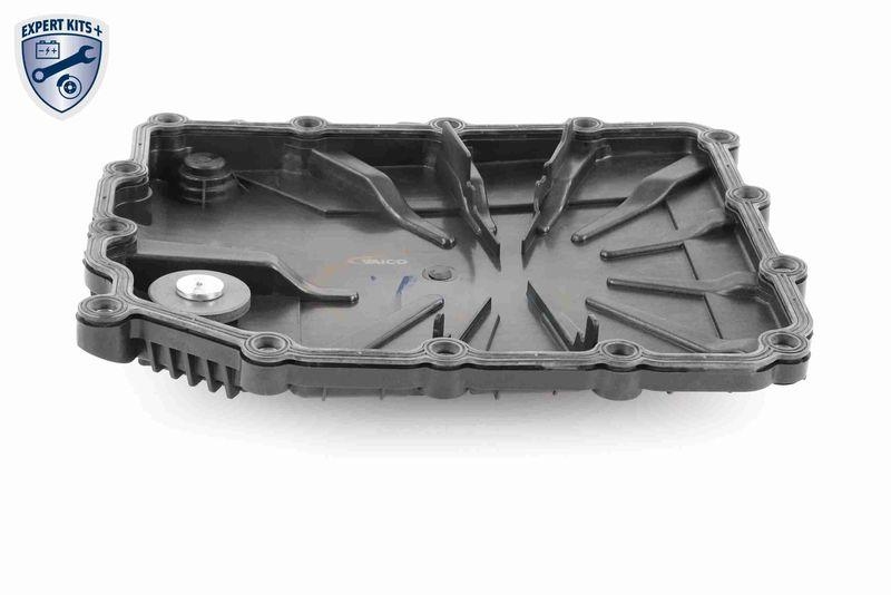 VAICO V20-3257 Ölwanne, Automatikgetriebe Kunststoff, mit Ölablassschraube für BMW