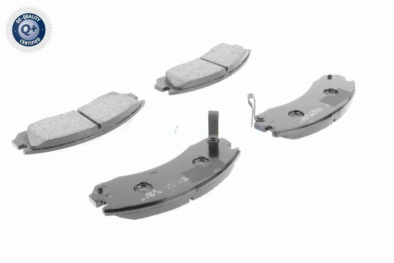 ACKOJA A37-0023 Bremsbelagsatz, Scheibenbremse Vorderachse - Akebono, mit Akustischer V f&uuml;r MITSUBISHI
