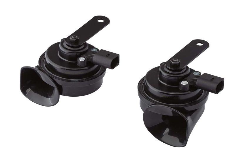 HELLA 3FH 012 010-021 Trompetenhorn TE26Set 12V 110dB A 400/500Hz 2-Klang