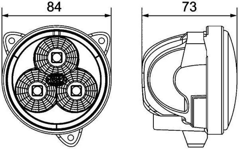 HELLA 1G0 996 476-131 AScheinwerfer Modul 70 Gen IV LED