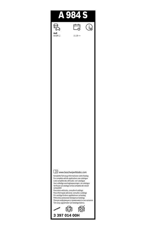 BOSCH 3 397 014 00H Wischblatt A984S Aerotwin Scheibenwischer 650/475 mm