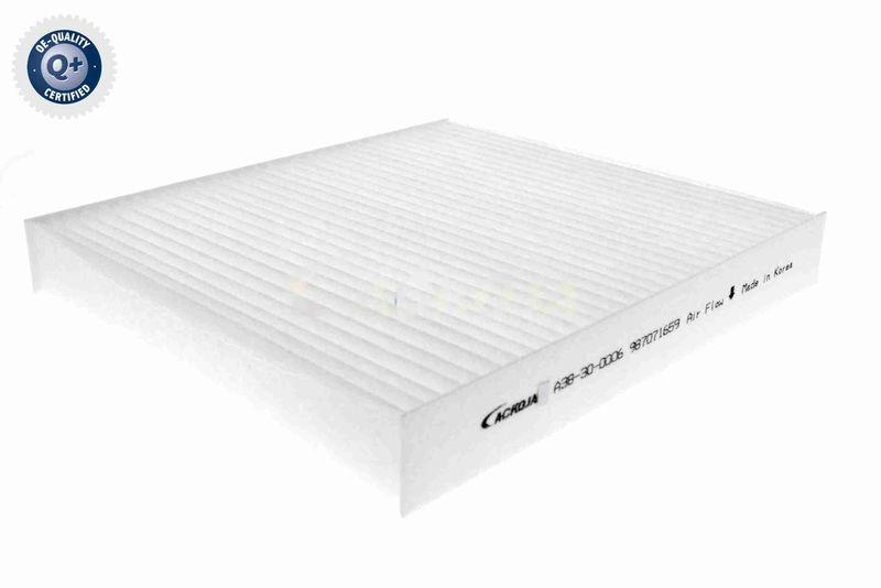 ACKOJA A38-30-0006 Filter, Innenraumluft Textil für NISSAN