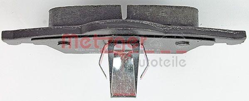 METZGER 1170011 Bremsbelagsatz, Scheibenbremse WVA 23 076