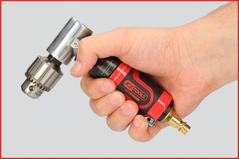 KS TOOLS 515.5525 3/8"SlimPOWER Mini-Druckluft-Winkelbohrmaschine