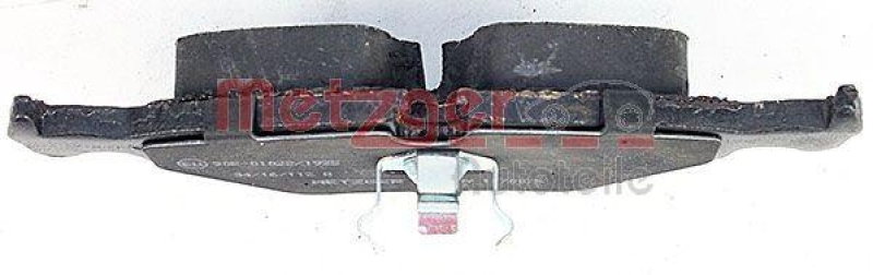 METZGER 1170075 Bremsbelagsatz, Scheibenbremse WVA 21 607