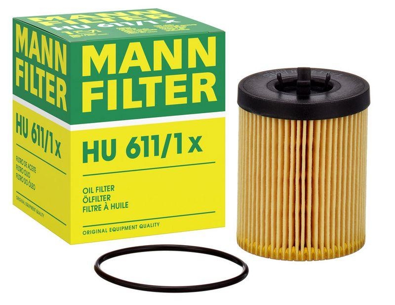 MANN-FILTER HU 611/1 x &Ouml;lfilter f&uuml;r Opel