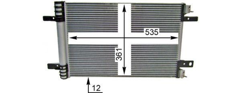 MAHLE AC 886 000P Klimakondensator
