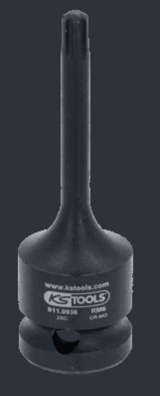 KS TOOLS 911.0936 1/2" Kraft-Bit-Stecknuss