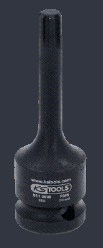 KS TOOLS 911.0938 1/2" Kraft-Bit-Stecknuss