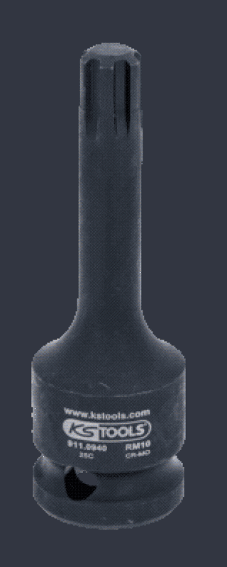 KS TOOLS 911.0940 1/2" Kraft-Bit-Stecknuss