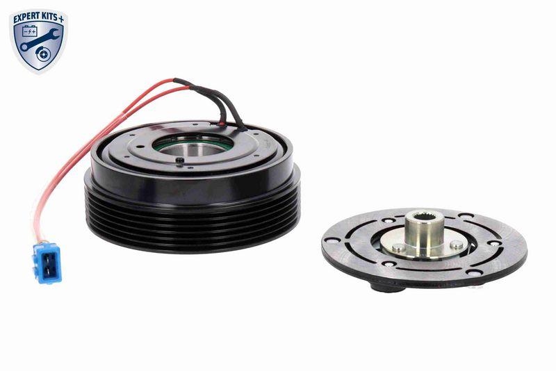 VEMO V15-77-1011 Magnetkupplung, Klimakompressor Sanden, Stecker Eckig, &Oslash; 120 mm Rechteck f&uuml;r VW
