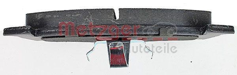 METZGER 1170023 Bremsbelagsatz, Scheibenbremse WVA 21 866