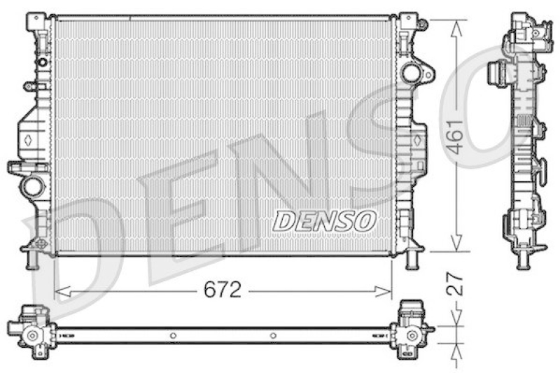 DENSO DRM10069 K&uuml;hler FORD MONDEO IV Turnier (BA7) 2.0 TDCi (2007 - )
