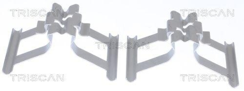 TRISCAN 8105 291624 Montagesatz, Scheibenbremsbelag f&uuml;r Volkswagen, Porsche