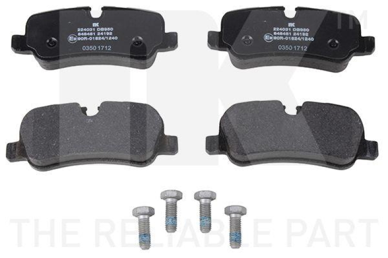 NK 224031 Bremsbelagsatz, Scheibenbremse f&uuml;r LAND ROVER