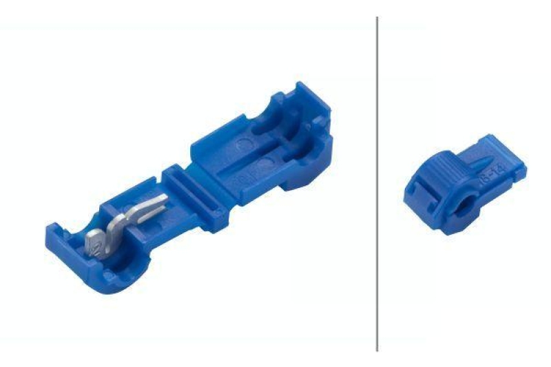 HELLA 8KV 744 859-003 Leitungsverbinder I 62 -> 2,5 mm², blau