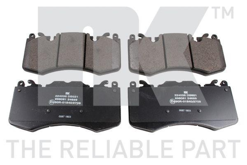 NK 224036 Bremsbelagsatz, Scheibenbremse f&uuml;r LAND ROVER