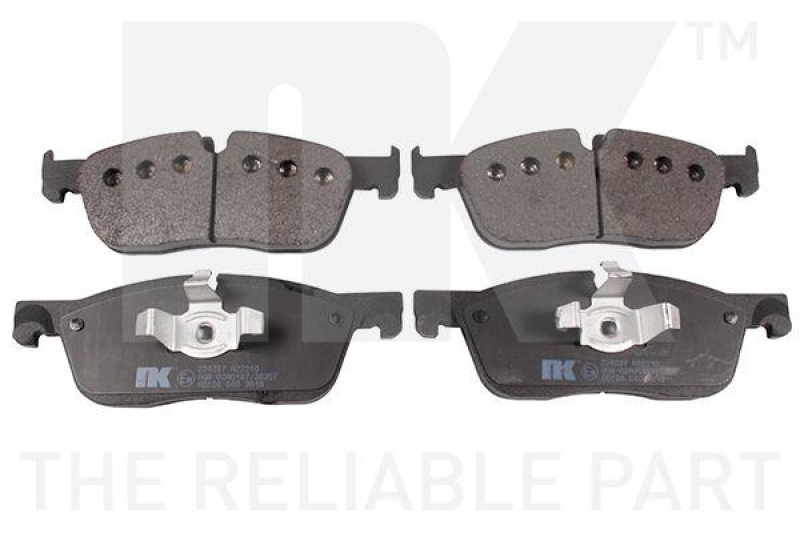 NK 224037 Bremsbelagsatz, Scheibenbremse f&uuml;r JAGUAR, LAND ROVER