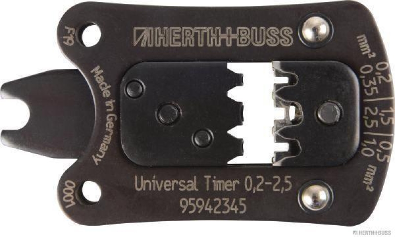 HERTH+BUSS 95942345 Crimpzangeneinsatz AMP Tyco MT I, MT II, JPT | 0,2-2,5 mm²