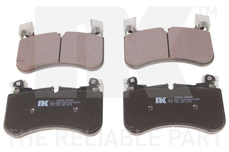 NK 224039 Bremsbelagsatz, Scheibenbremse f&uuml;r LAND ROVER