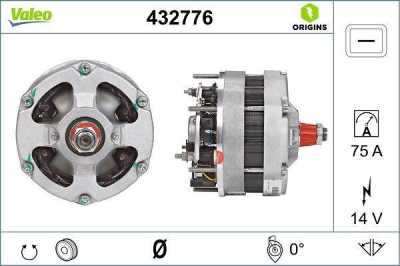 VALEO 432776 Generator Neu - ORIGINS