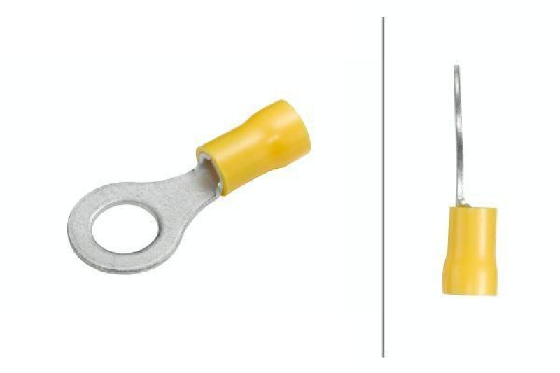 HELLA 8KW 044 031-003 Leitungsverbinder A 75 -> 6 mm², gelb