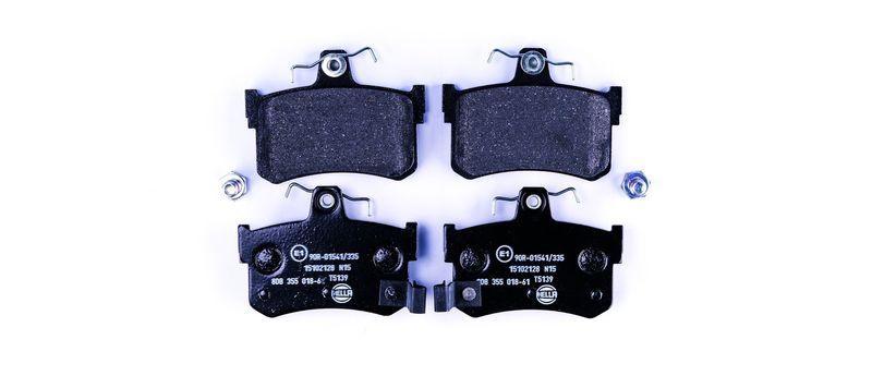 HELLA 8DB 355 018-611 Bremsbelagsatz, Scheibenbremsbelag f&uuml;r MG/ROVER