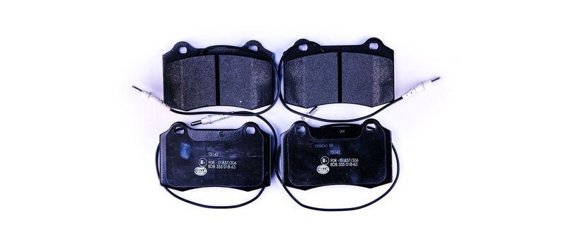 HELLA 8DB 355 018-631 Bremsbelagsatz, Scheibenbremsbelag f&uuml;r PEUGEOT 406 Coupe (8C)