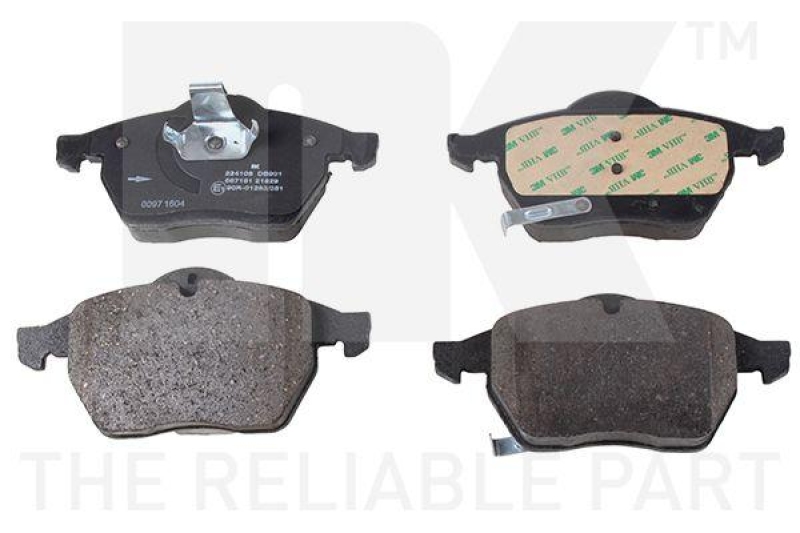 NK 224108 Bremsbelagsatz, Scheibenbremse f&uuml;r OPEL, SAAB, VAUX