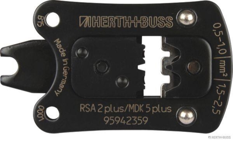 HERTH+BUSS 95942359 Crimpzangeneinsatz GHW MDK 5 Plus | RSA 2 Plus | 0,5-2,5mm²
