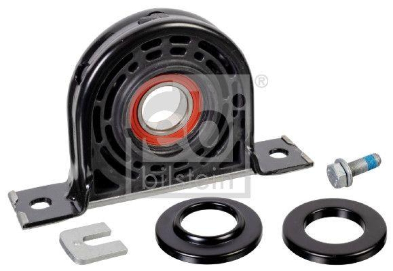 FEBI BILSTEIN 175747 Kardanwellenmittellager mit integriertem W&auml;lzlager und Anbaumaterial f&uuml;r IVECO (LCV)