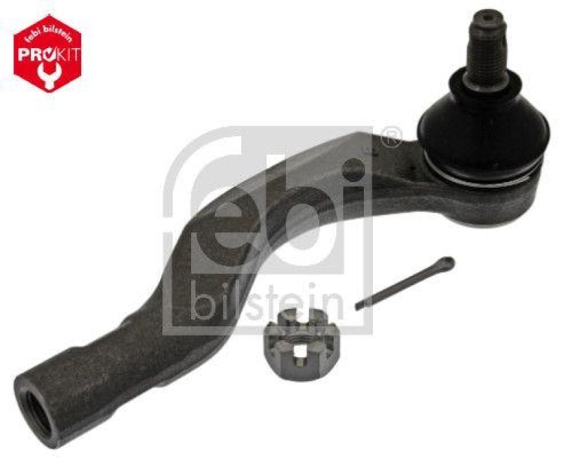 FEBI BILSTEIN 43153 Spurstangenendst&uuml;ck mit Kronenmutter und Splint f&uuml;r TOYOTA