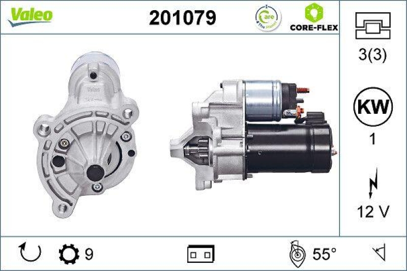 VALEO 201079 Starter - CORE-FLEX - CITROEN Berlin