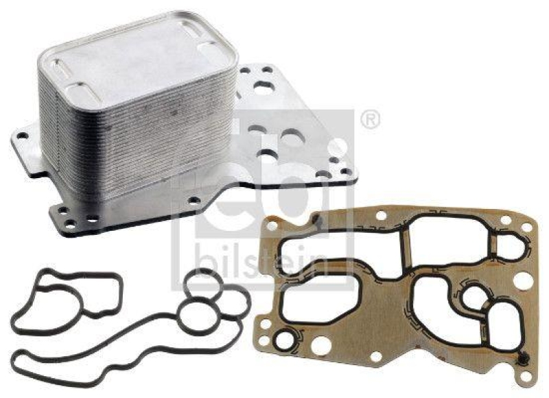 FEBI BILSTEIN 105960 Ölkühler mit Dichtungssatz für BMW