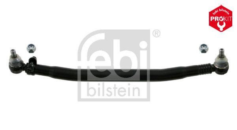 FEBI BILSTEIN 23237 Lenkstange mit Sicherungsmuttern, vom Lenkgetriebe zur 1. Vorderachse f&uuml;r DAF