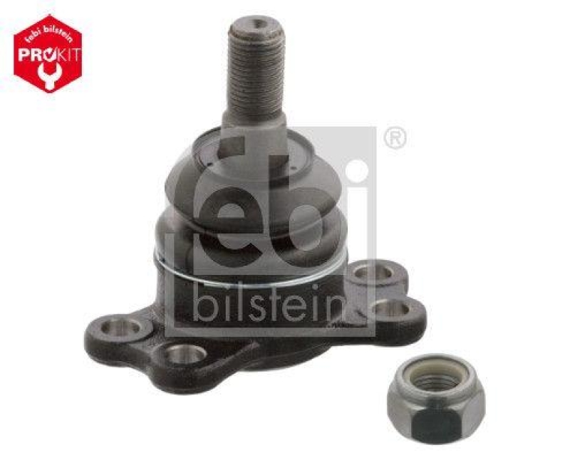 FEBI BILSTEIN 41707 Traggelenk mit Sicherungsmutter und Sicherungsring f&uuml;r SSANGYONG