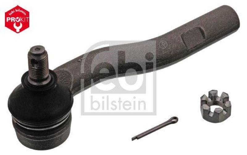 FEBI BILSTEIN 43155 Spurstangenendst&uuml;ck mit Kronenmutter und Splint f&uuml;r TOYOTA