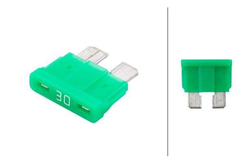 HELLA 8JS 711 683-132 Sicherung D 201, 30 A gr&uuml;n, Set