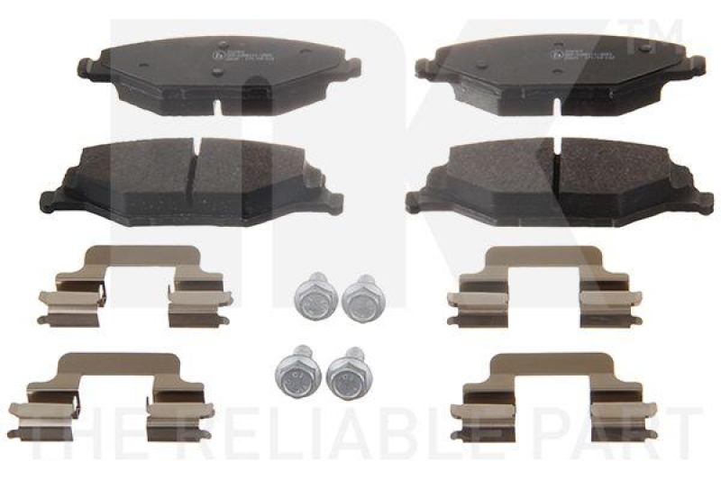 NK 224304 Bremsbelagsatz, Scheibenbremse f&uuml;r SKODA, VW