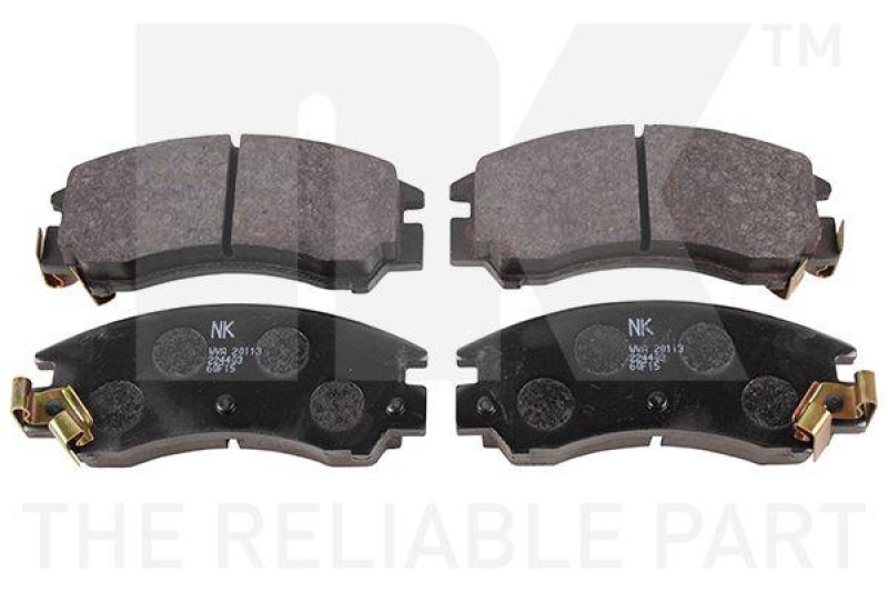 NK 224403 Bremsbelagsatz, Scheibenbremse f&uuml;r SUBARU