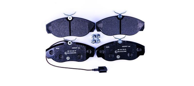 HELLA 8DB 355 018-891 Bremsbelagsatz, Scheibenbremsbelag für FIAT/P.S.A