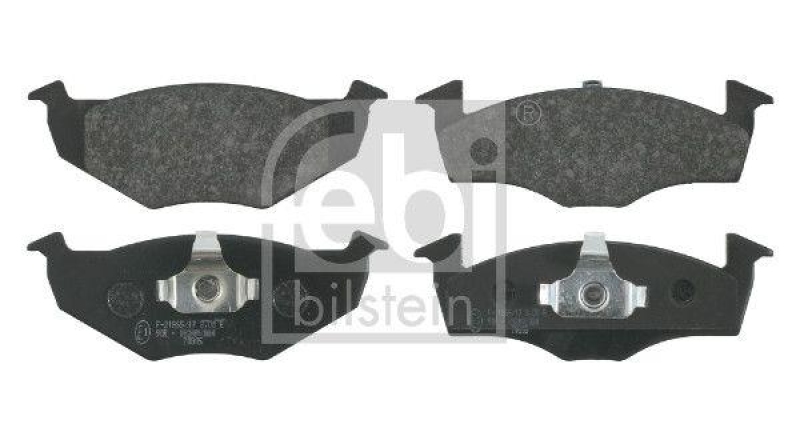 FEBI BILSTEIN 16044 Bremsbelagsatz f&uuml;r VW-Audi