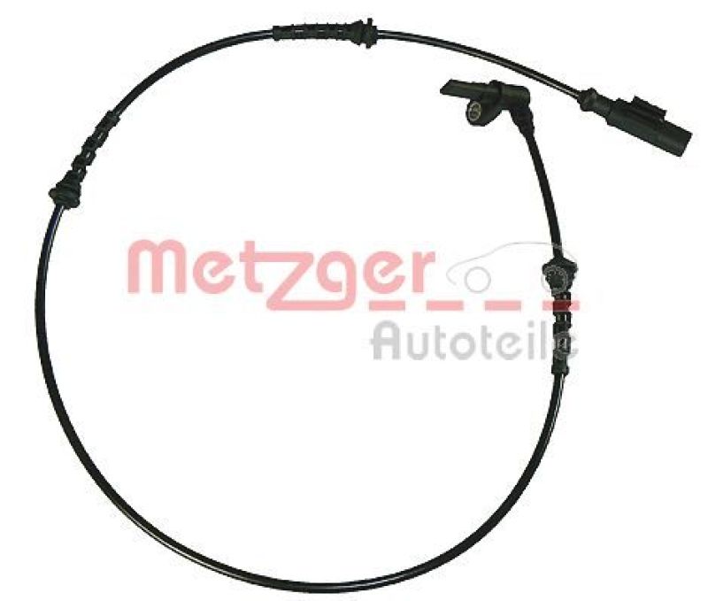 METZGER 0900632 Sensor, Raddrehzahl für FIAT/LANCIA HA links/rechts