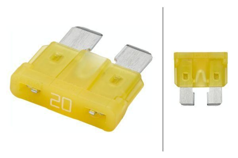 HELLA 8JS 711 688-821 Sicherung D 21, 20 A, Set